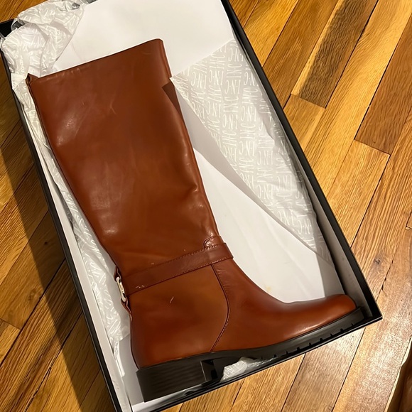 International Concepts Riding Boots Cognac Leather - Picture 2 of 9